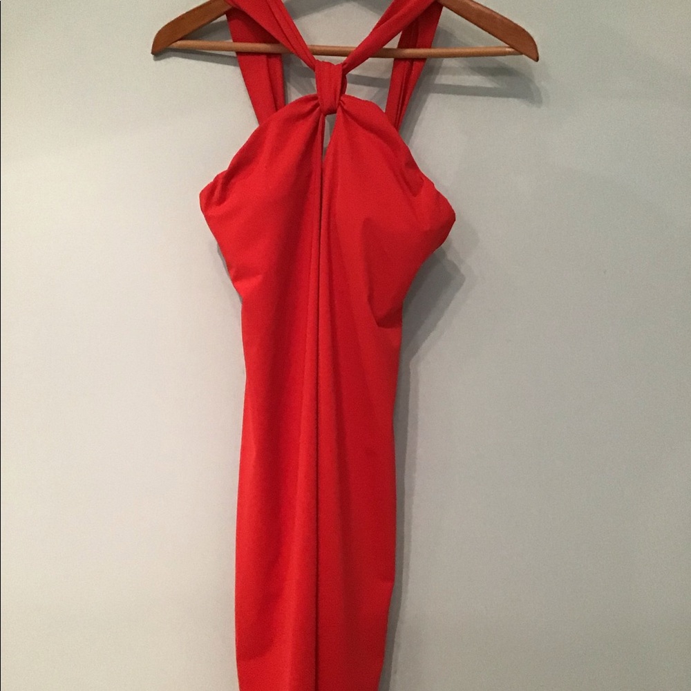 Sexy red Athleta dress!